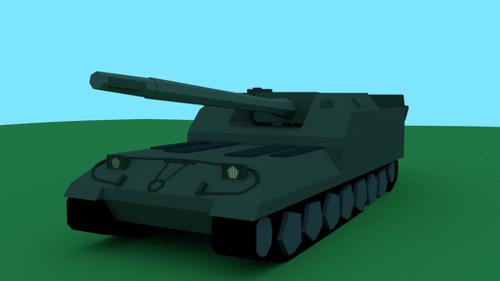 Low-Poly Object 263 Soviet-Union Tank Destroyer preview image